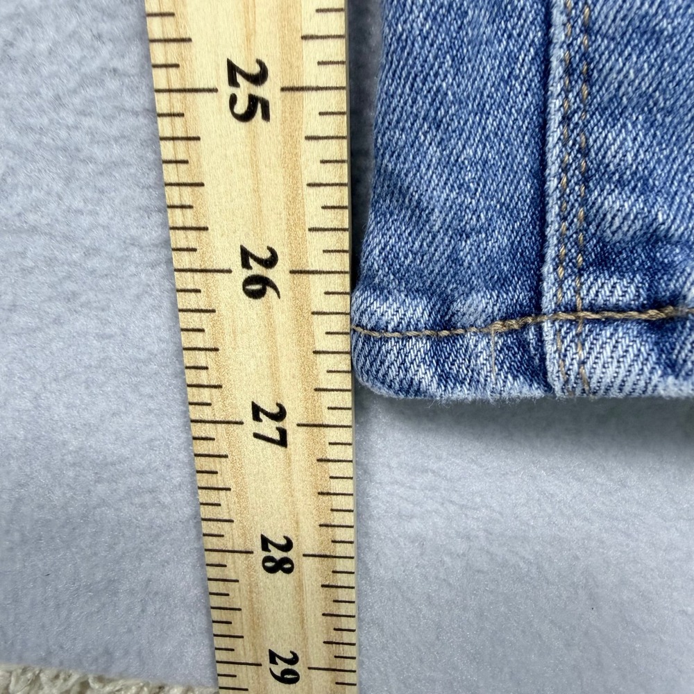 Momcore Minimalist American Eagle Stretch Jean Wmn's 2 Regular Light Wash Skinny - Picture 7 of 7